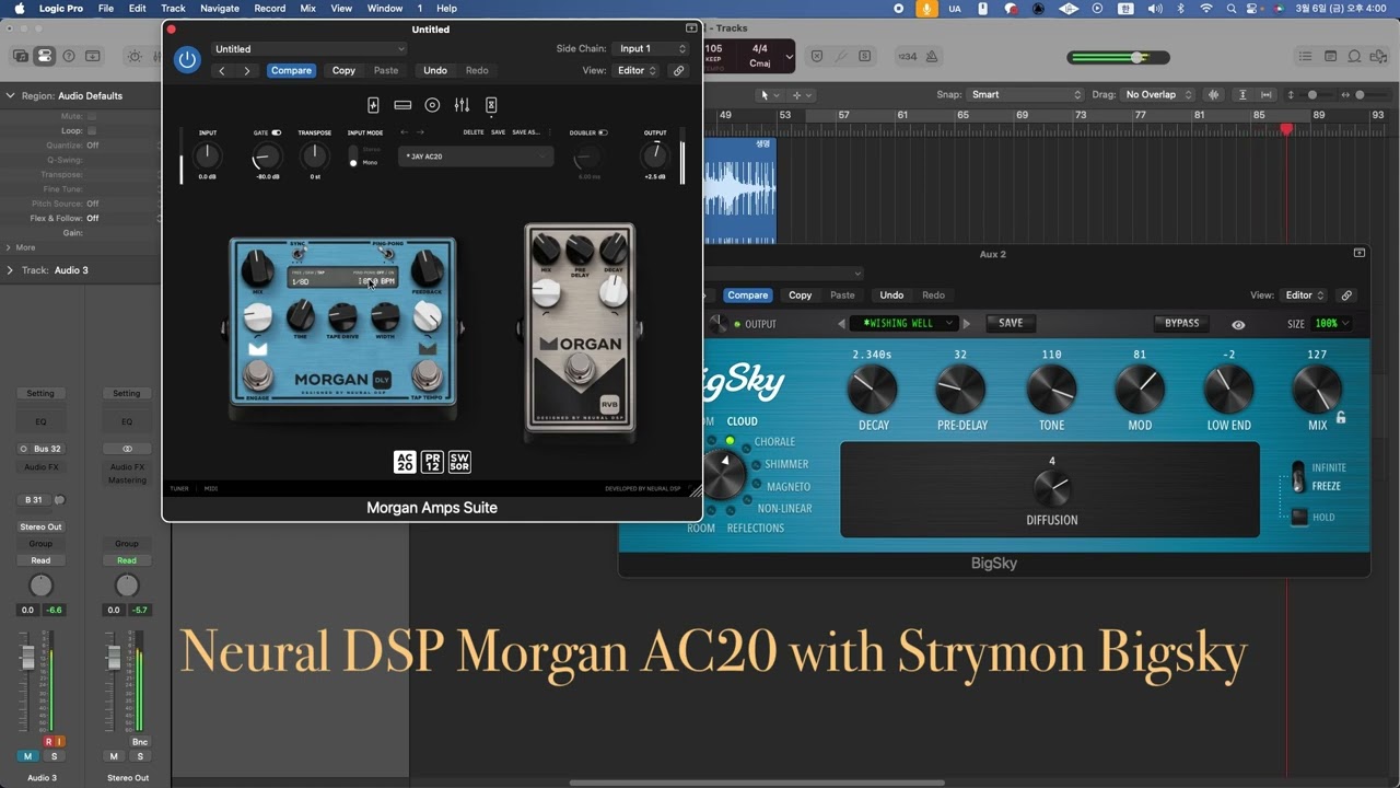 Neural DSP Morgan AC20 with Strymon Bigsky