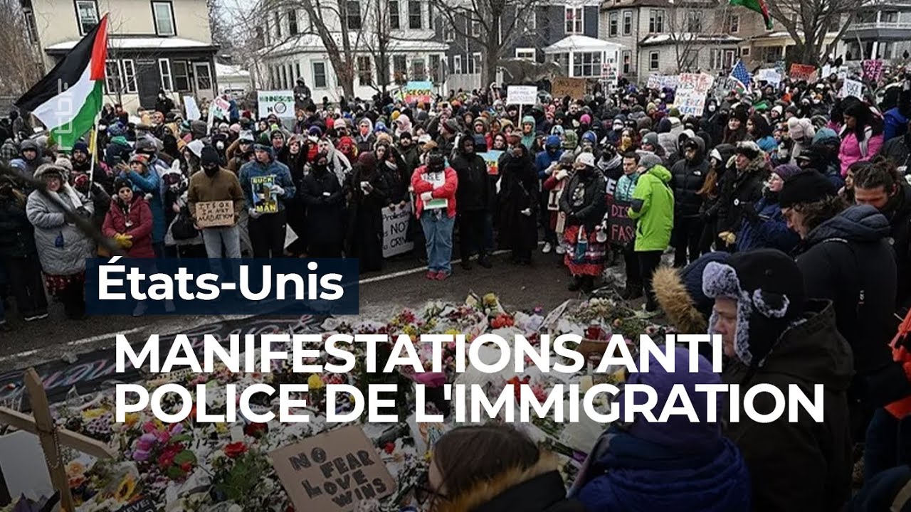 &Eacute;tats-Unis : manifestations anti police de l'immigration - RTBF Info