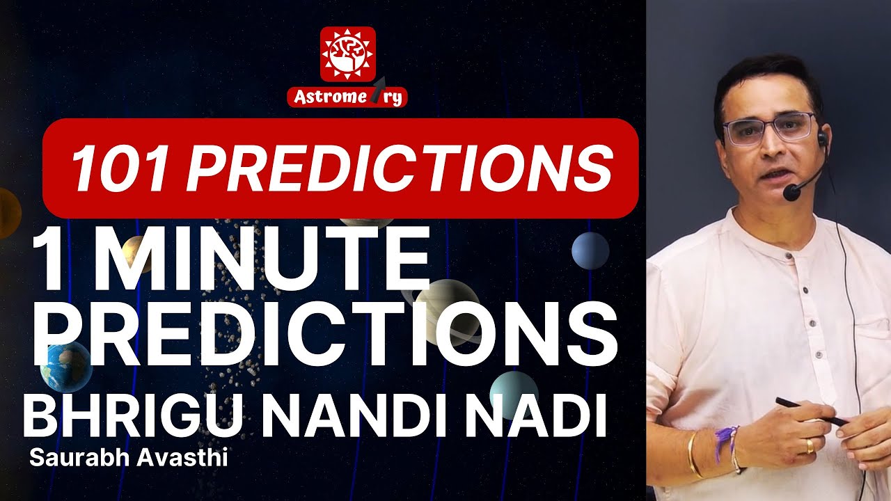 101 Secret Predictions - Bhrigu Nandi Nadi - One Minute Predictions - All Planets