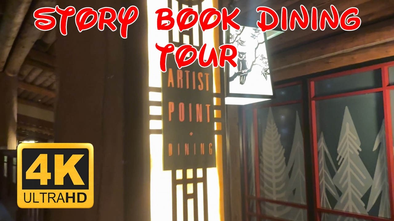 story book dining at Artist point tour