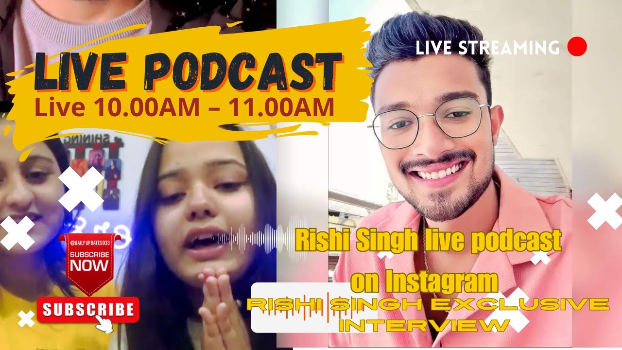 Rishi Singh live Podcast on Instagram | Rishi Singh Exclusive interview #rishisingh #podcast
