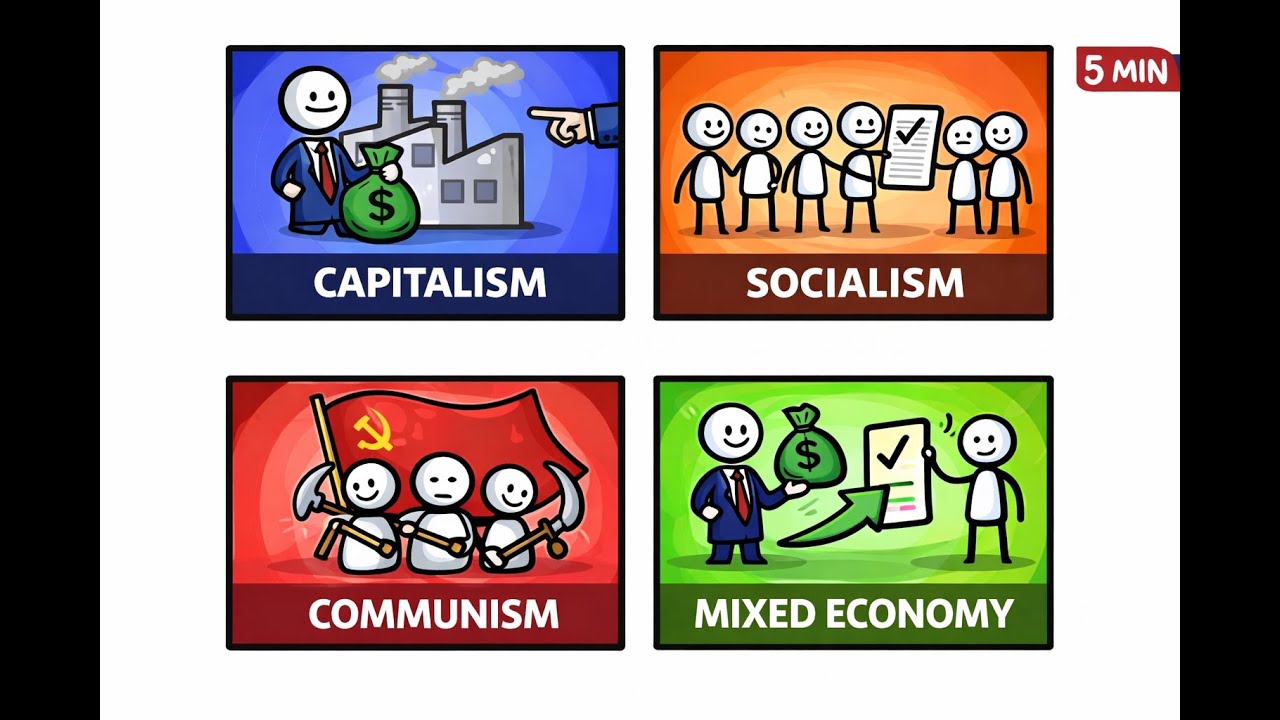 Every Economic System Explained In 5 Minutes
