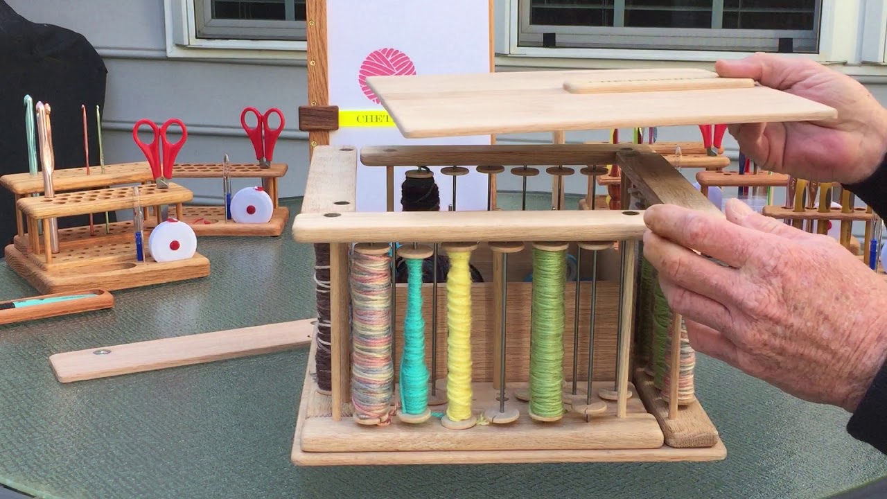 The Ultimate Crochet Bobbin Rack