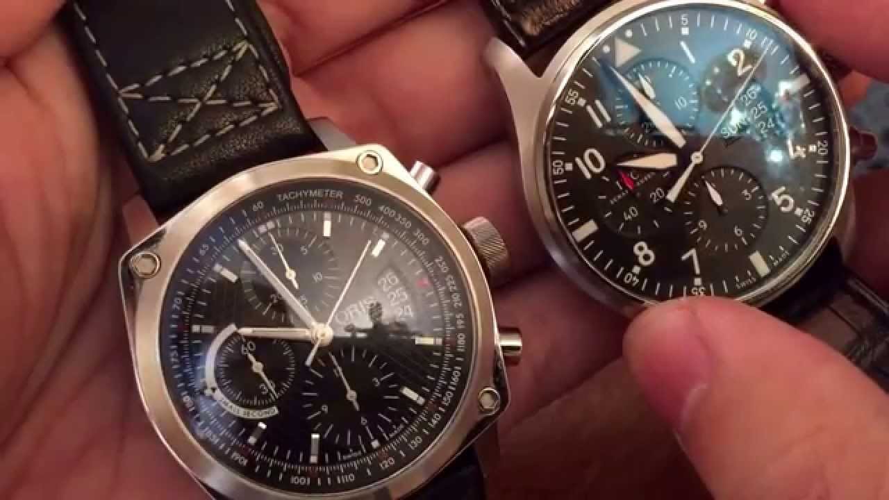 IWC 3777 vs ORIS BC4 a pilot watch,43mm.