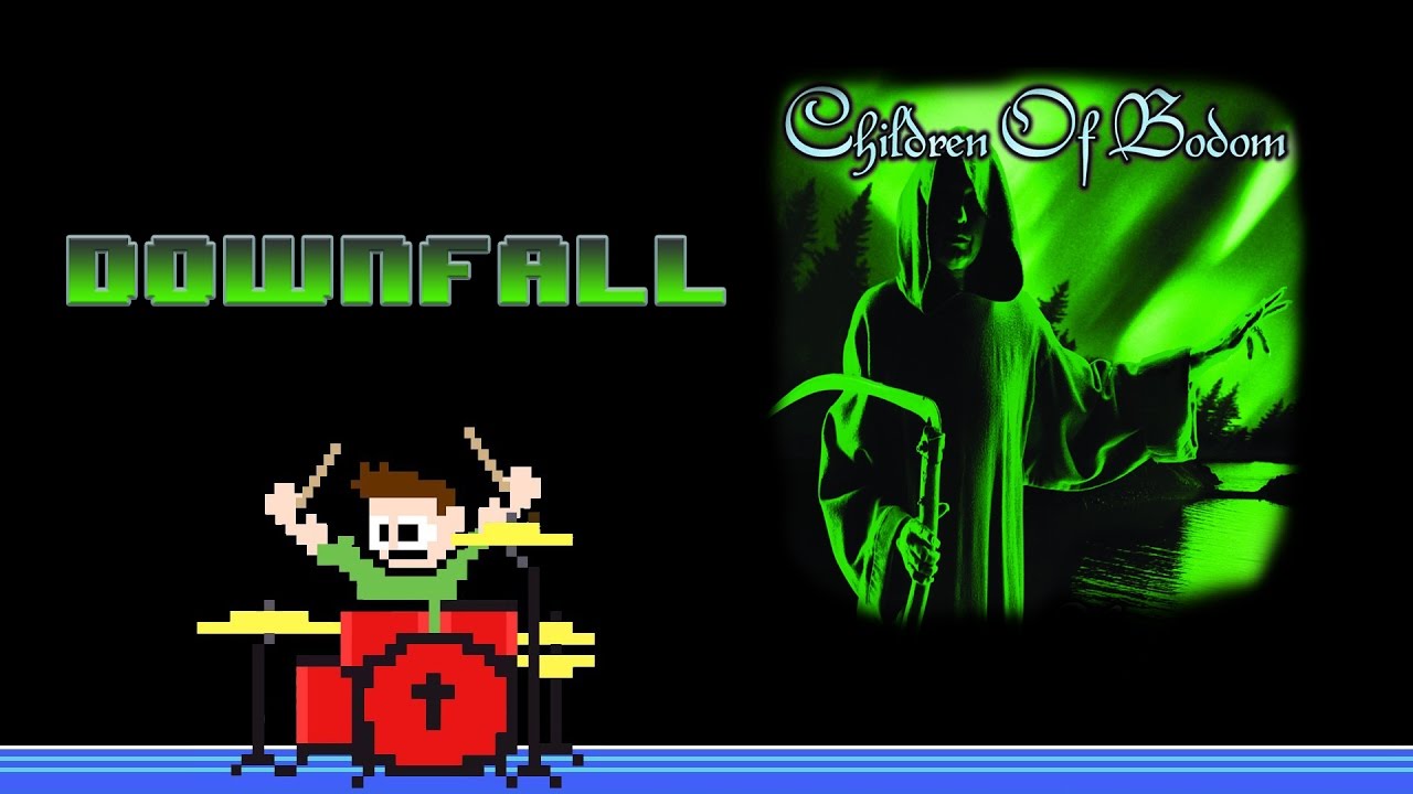 Children of Bodom - Downfall (Drum Cover) -- The8BitDrummer