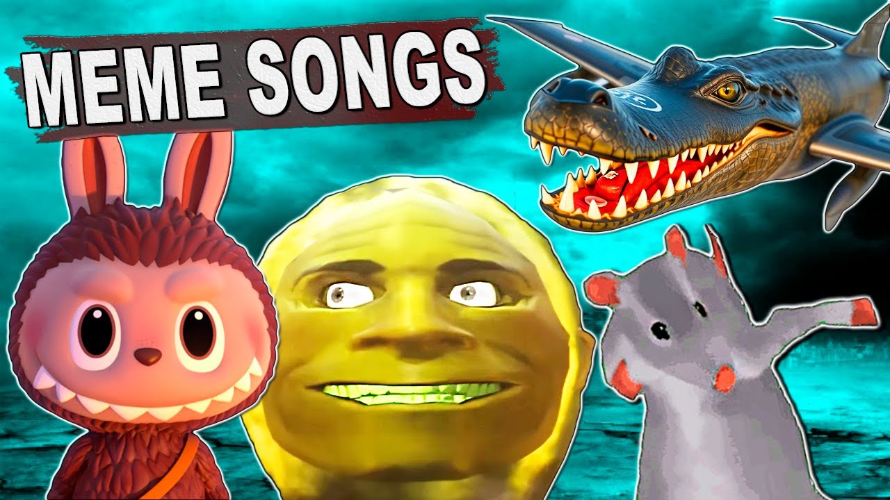 Top 4 Meme Songs - LIN GANG MELON Vs BOMBARDINO CROCODILO Vs DANCING RAT Vs LABUBU