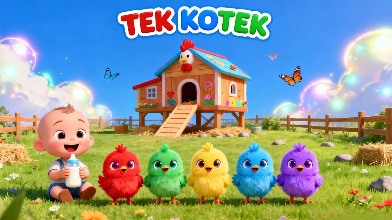 TEK KOTEK ANAK AYAM  - LAGU ANAK ANAK / LAGU ANAK BALITA / LAGU ANAK POPULER / LAGU ANAK TERBAIK