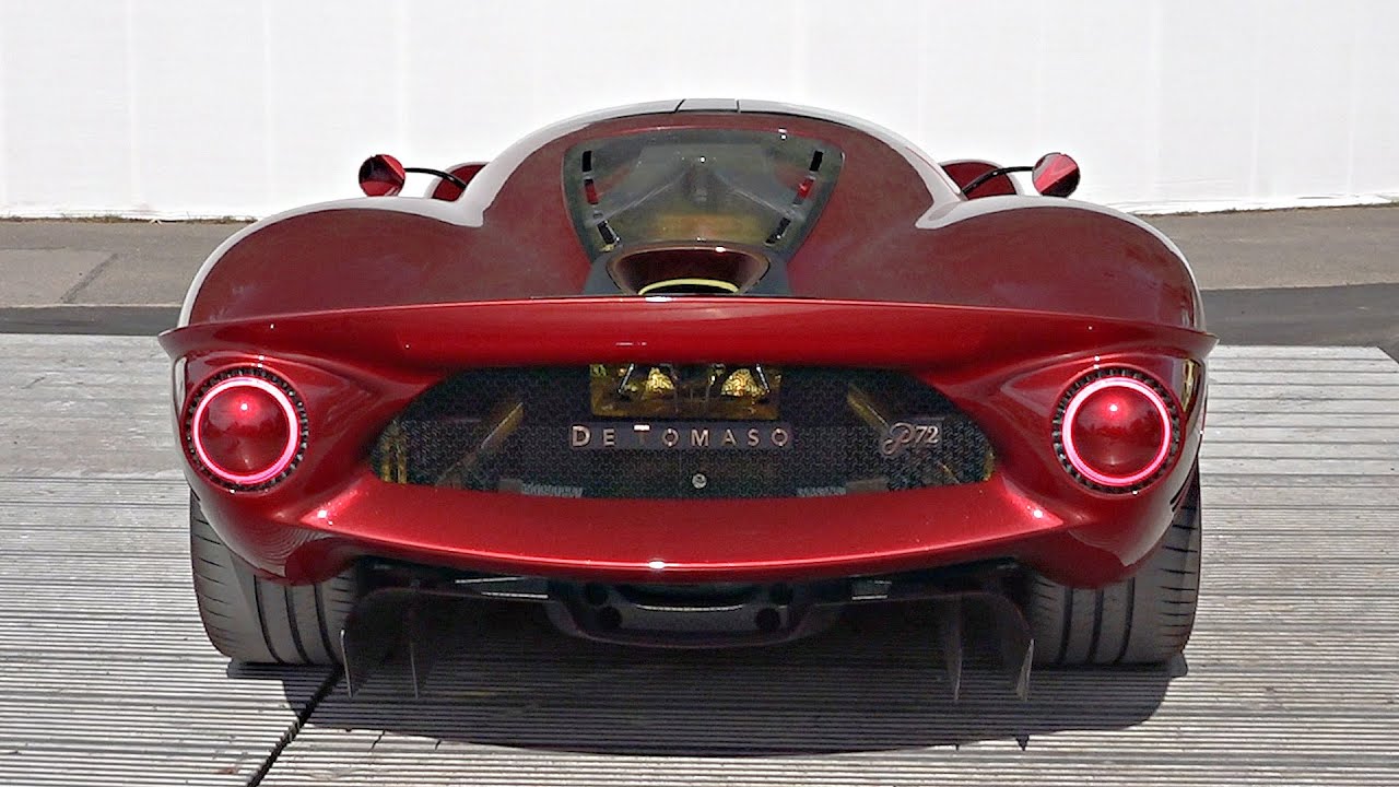 DeTomaso P72 feat. 6.3L naturally aspirated V12 | Start Up, Exhaust & More | Best of Goodwood #8