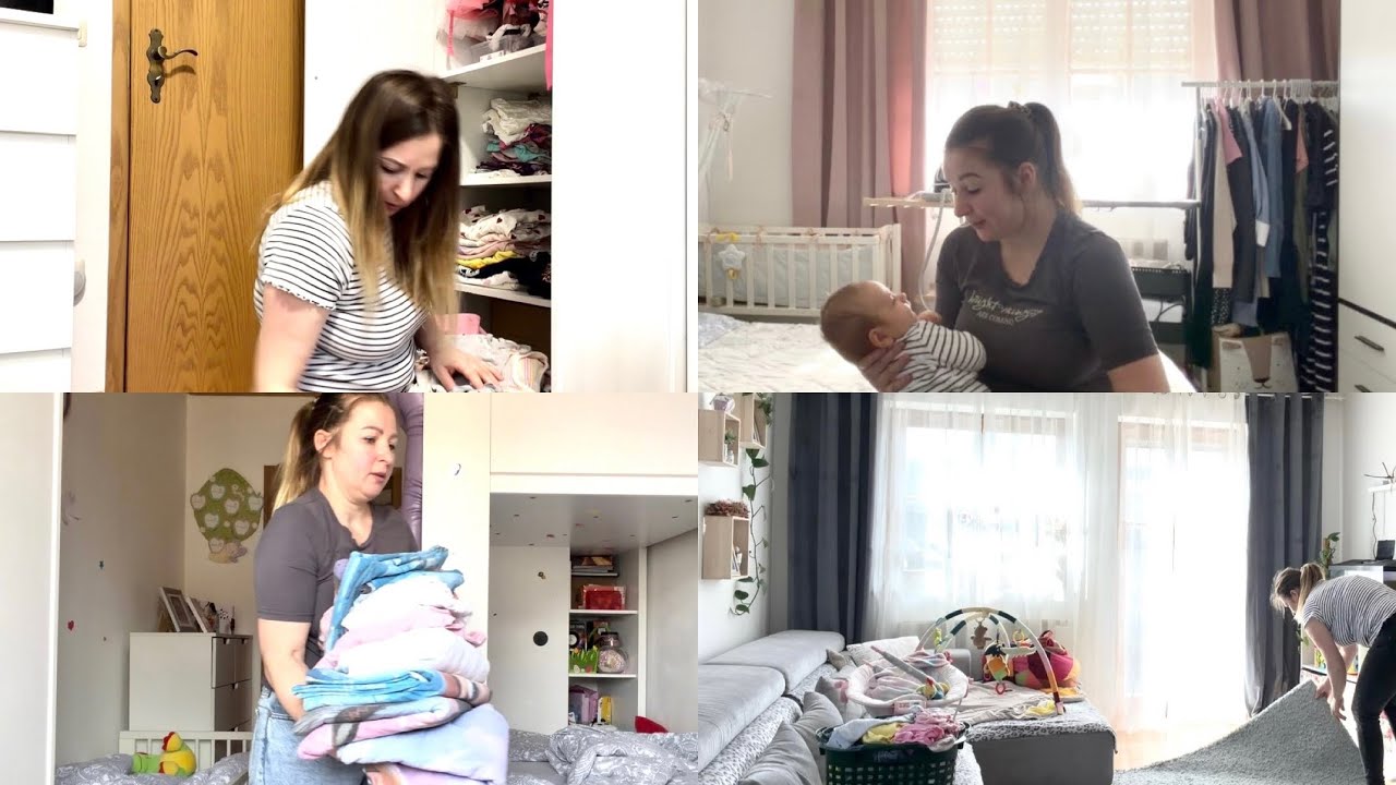 Vlog de curățenie.Sortez hainele copilașilor și fac ordine în dulapuri.O rutina care nu se termină…🤔