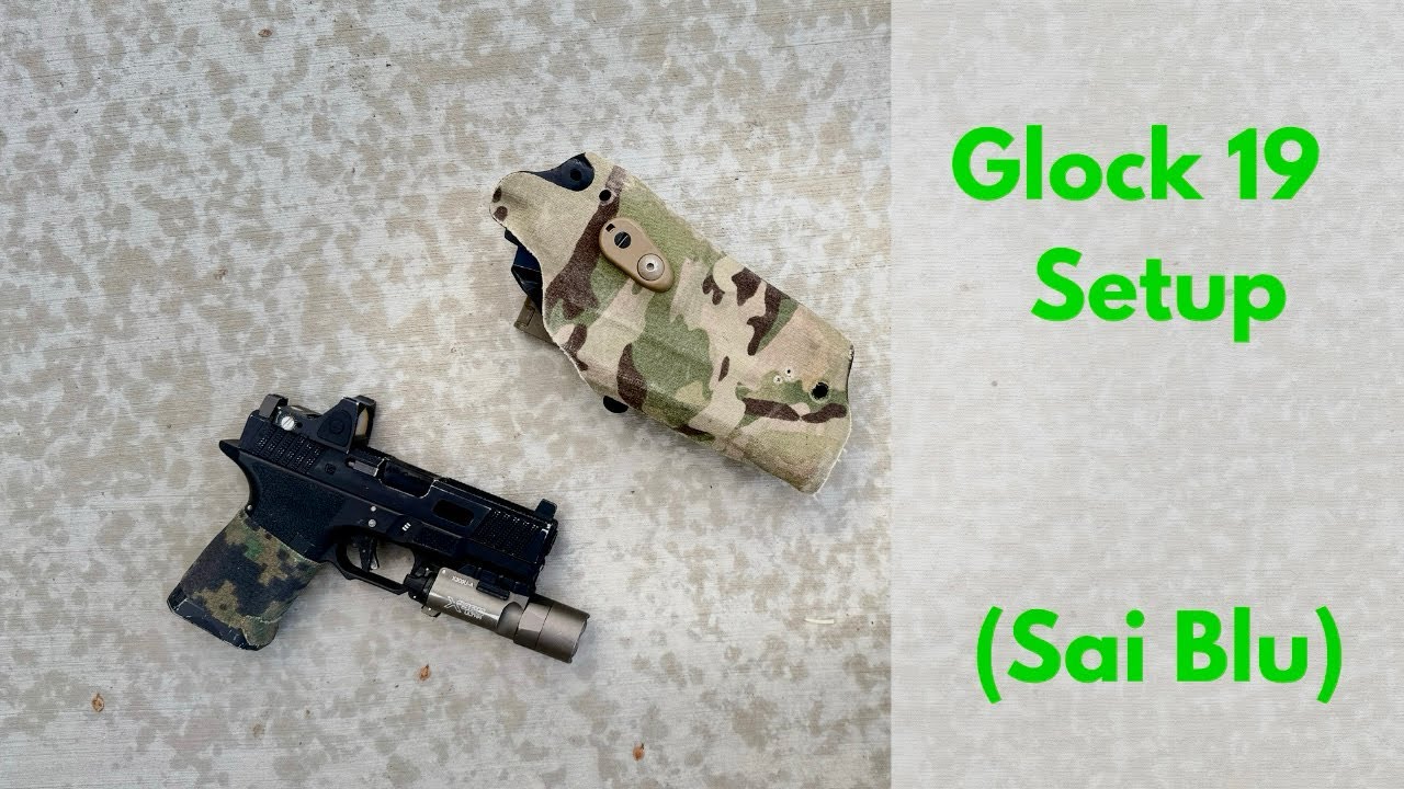 Glock 19 Setup for Airsoft | Rmr | x300 Shurefire | Safriland | (Part 3/5)