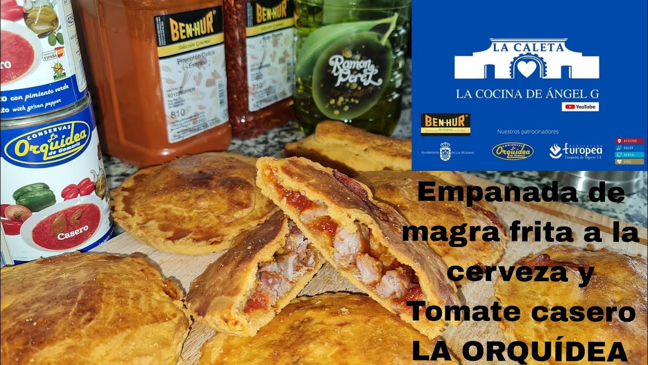 Empanada de magra a la cerveza con tomate casero LA ORQUÍDEA