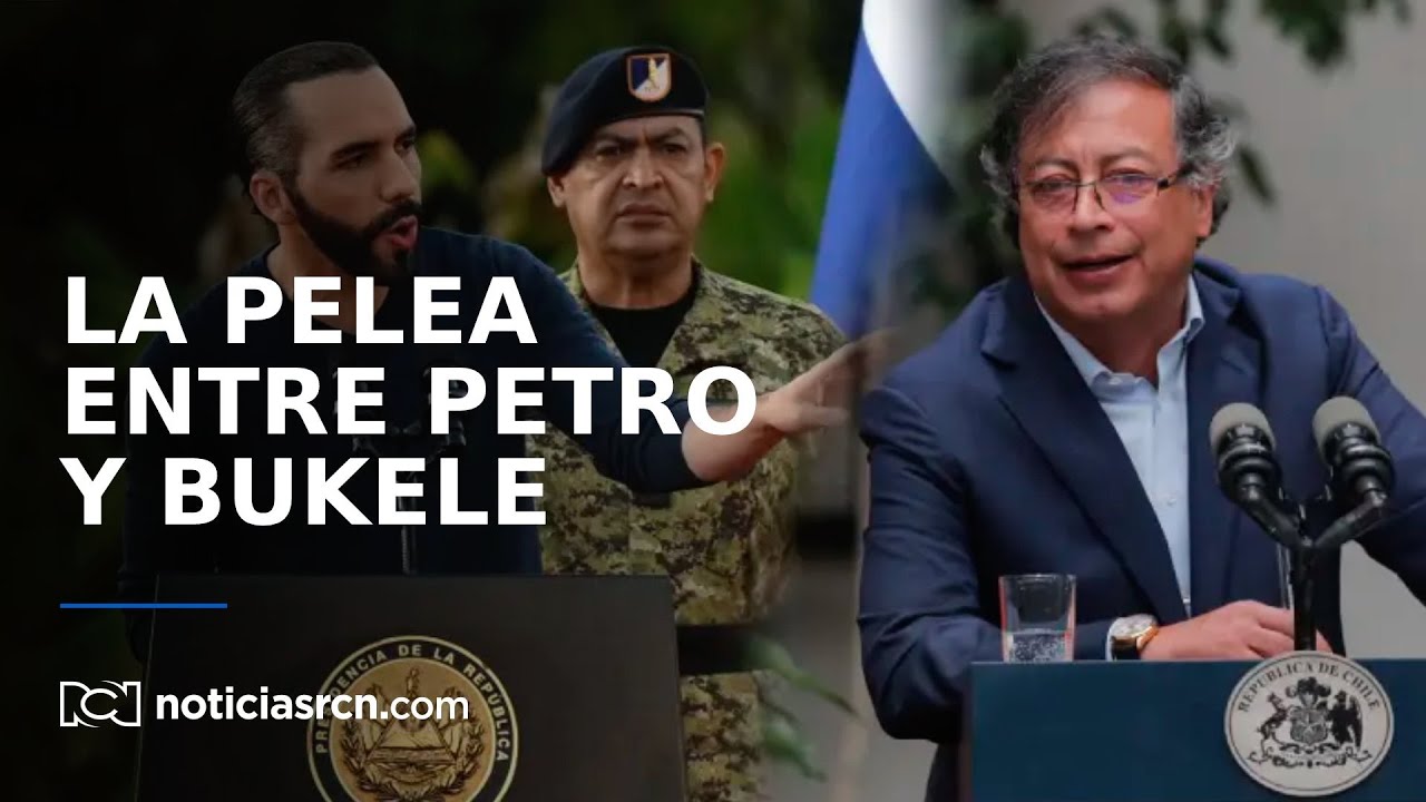 Bukele vs. Petro: El cruce de los presidentes por las cárceles en El Salvador