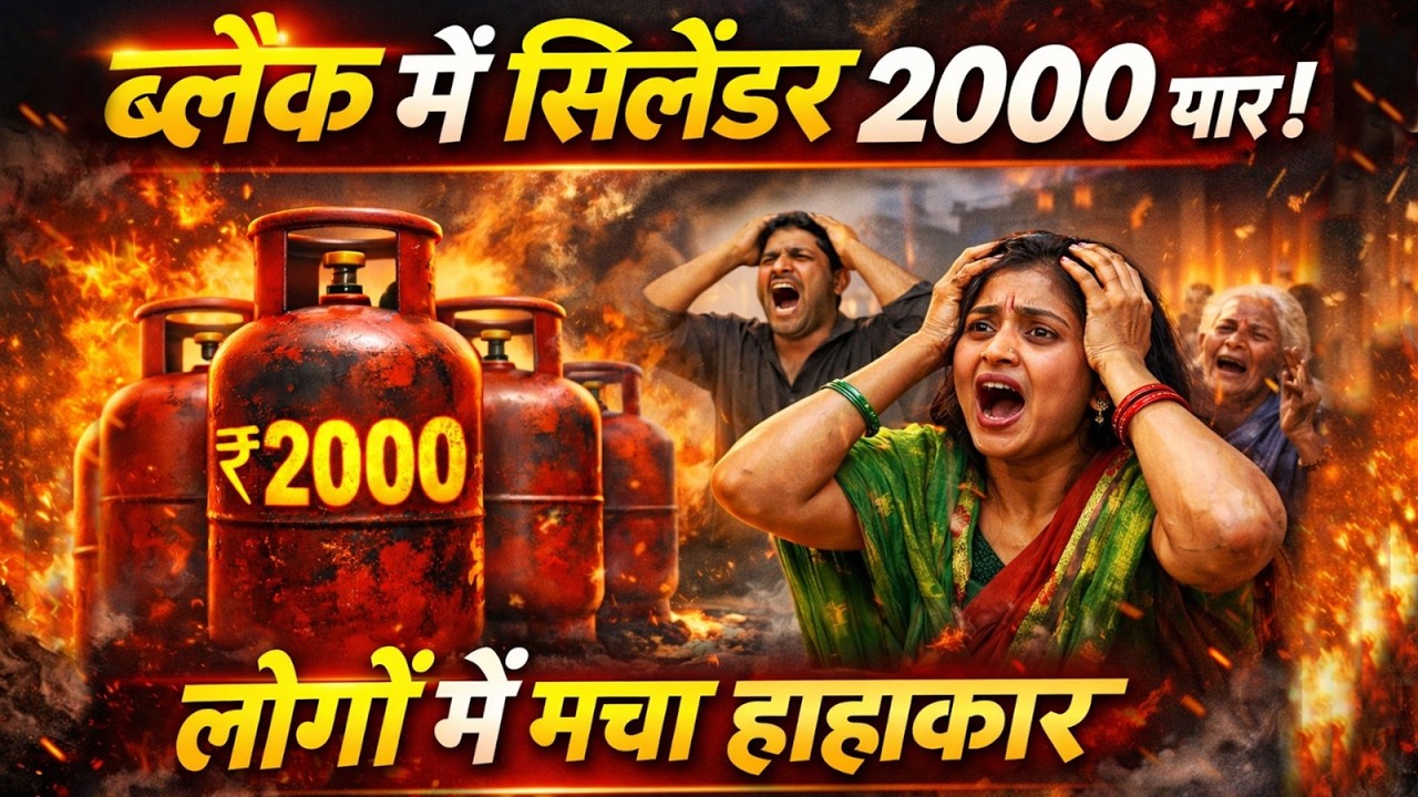 Black में सिलेंडर 2000 के पार!, सर्वर फेल! |LPG Gas Shortage #lpggascrisis #viralvideo