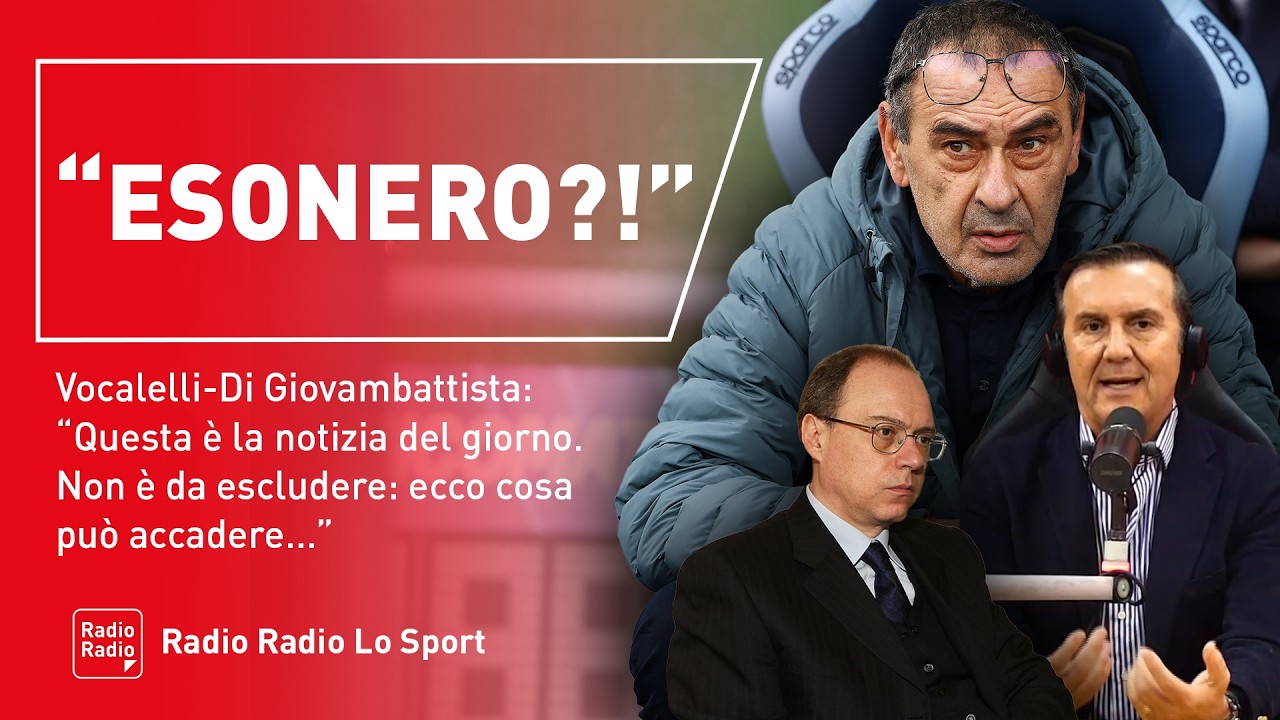 😱 LAZIO, SARRI VICINO ALL'ESONERO? ▷ 