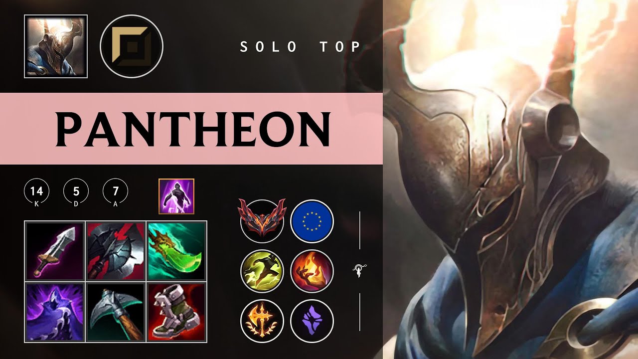 Pantheon Top vs Camille - EUW Grandmaster Patch 26.02