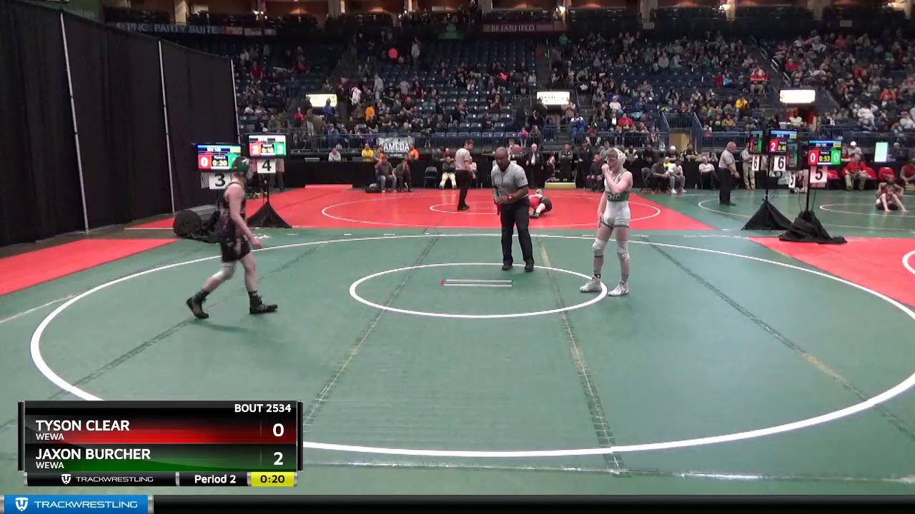 Tyson Clear Wewa vs Jaxon Burcher Wewa 130lbs D4 7th Place