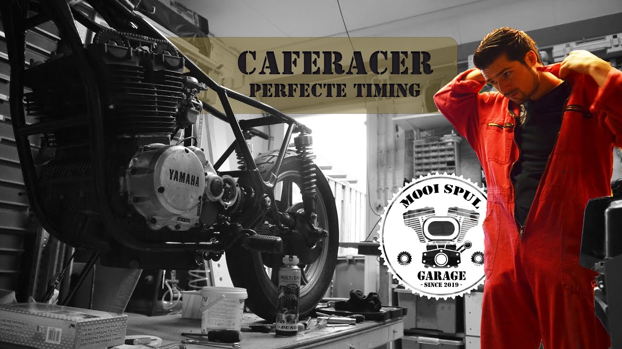 Timing afstellen en nokkenassen - Yamaha XS750 Caféracer Project - Part 9