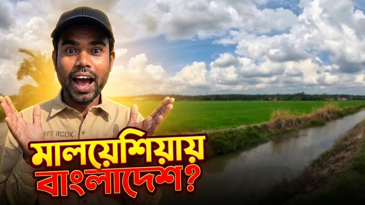 🇧🇩🇲🇾 মালয়েশিয়ায় বাংলাদেশের ধানখেত? Sawah Ring Gresik Johor Malaysia