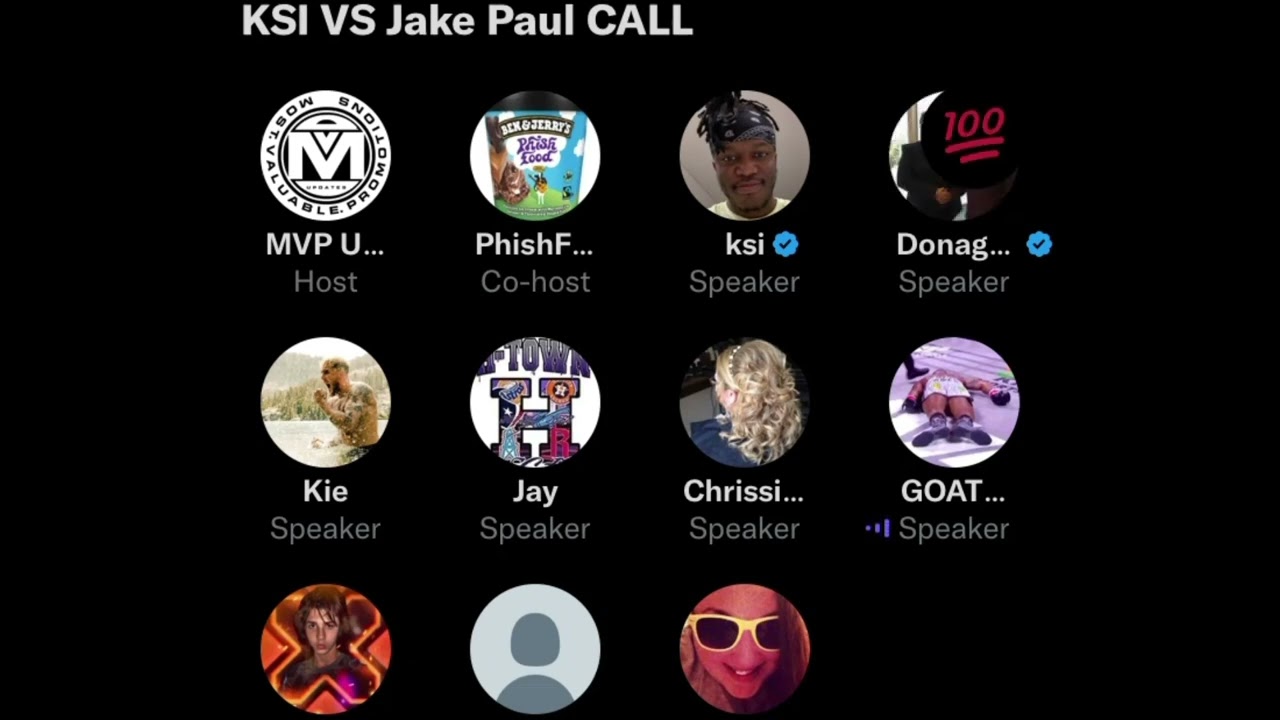 [FULL] KSI and Jake Paul ARGUMENT on TWITTER SPACES