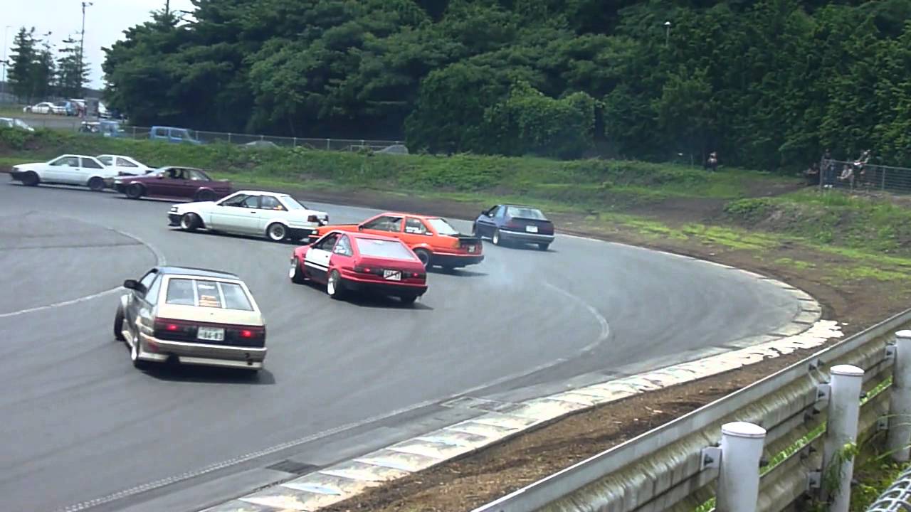 ８度６分かなり重症！！ハチロク走行会VOL．13