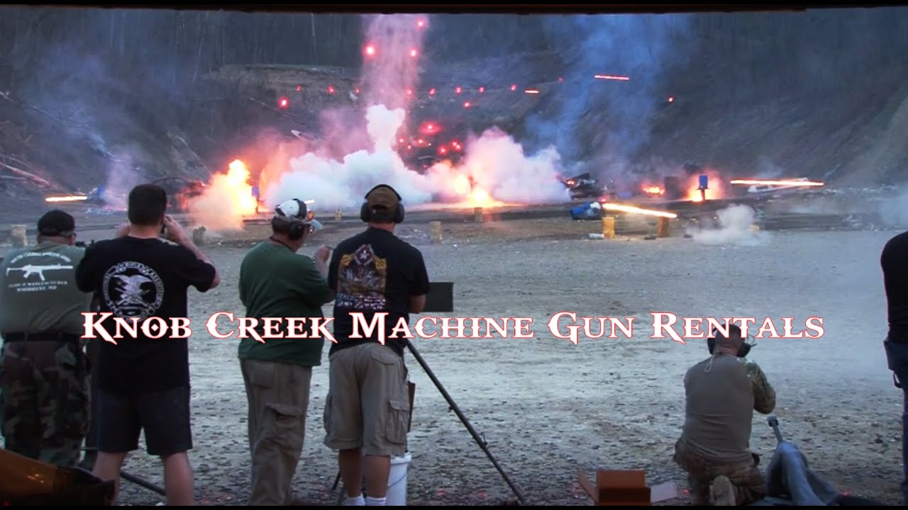 Knob Creek Machine Gun Rentals in HD