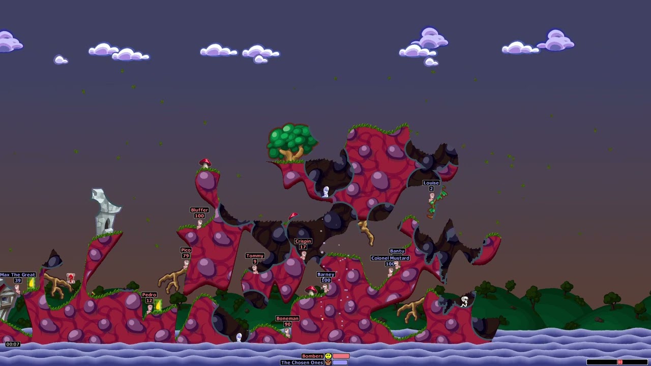 Worms Armageddon | Bombers vs Chosen Ones (League Three, Round One)