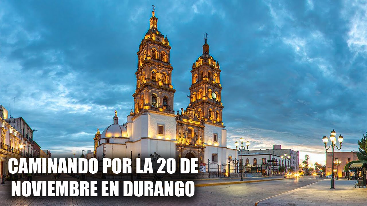 Caminando Por La 20 De Noviembre En Durango Mexico