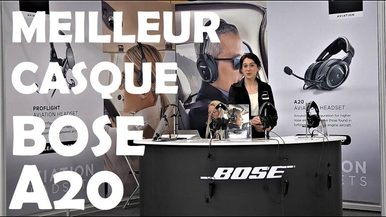Le MEILLEUR Casque pour Piloter ? - Bose A20