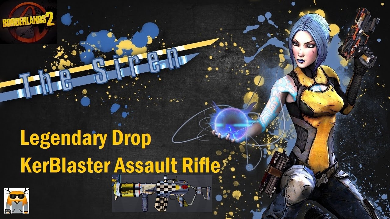 Borderlands 2: KerBlaster Assault Rifle Legendary Drop (Midgemong)