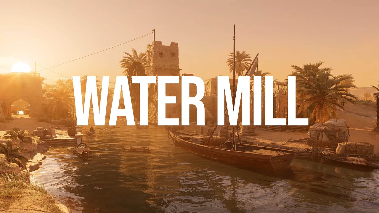 ASSASSIN'S CREED Mirage water mill in the wilderness Ambience