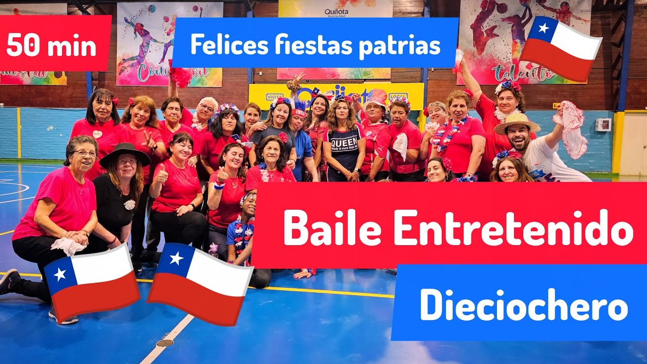 Clase Completa: Baile Entretenido Dieciochero (Felices fiestas patrias de Chile 🇨🇱)