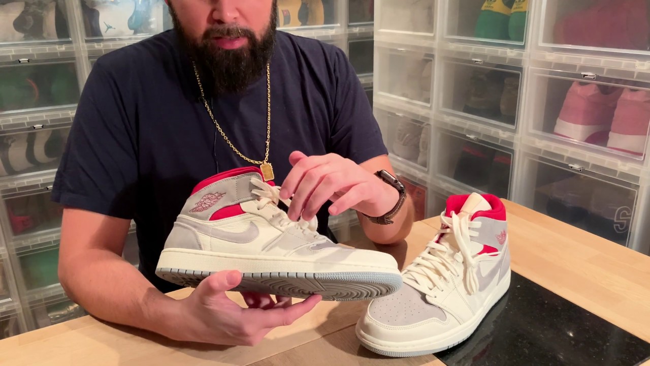 SNS x Air Jordan 1 Mid Premium  CT3443-100 - Sneakersnstuff Exclusive 20th Anniversary