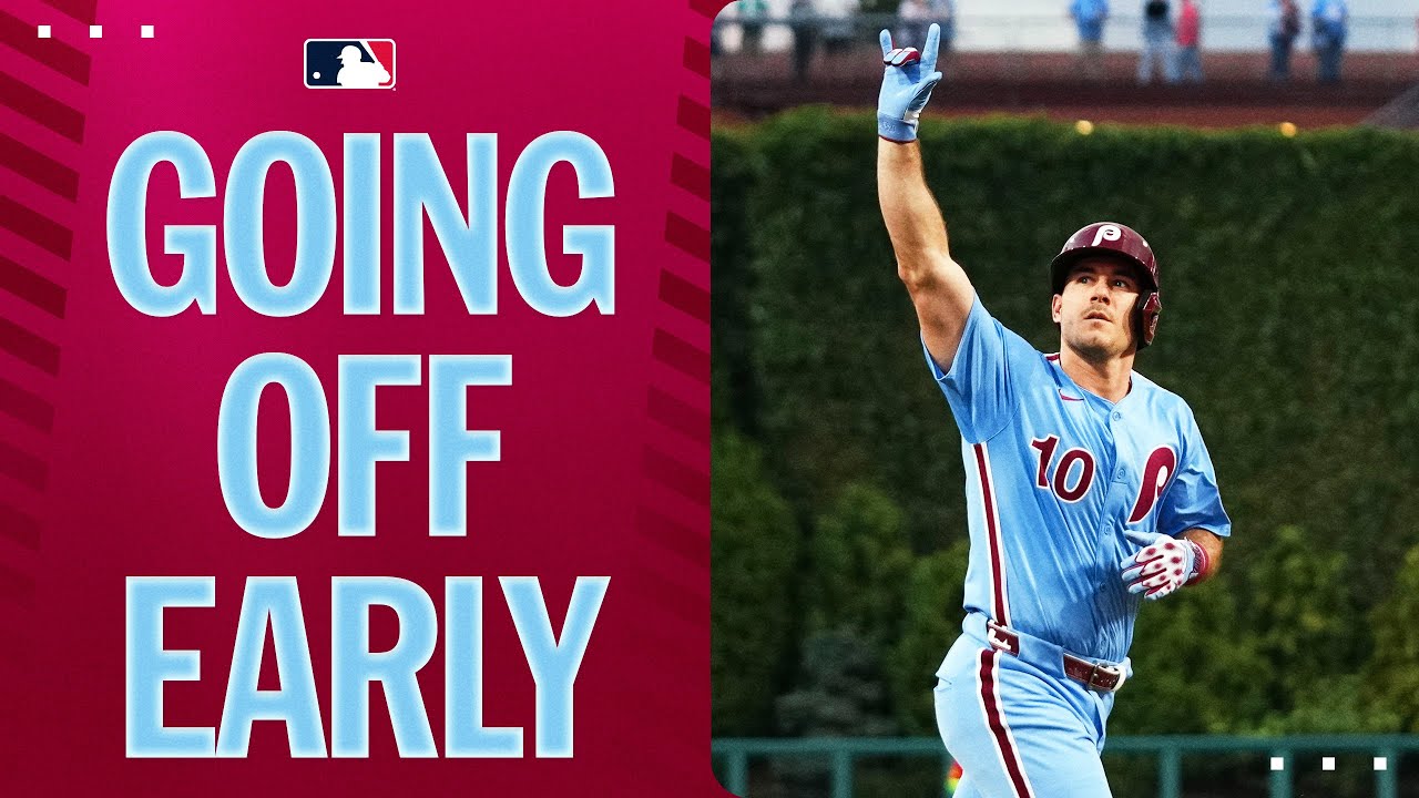 FULL INNING: Phillies open the game with 3 HR in the 1st (Schwarber, Realmuto, Kepler go deep!)