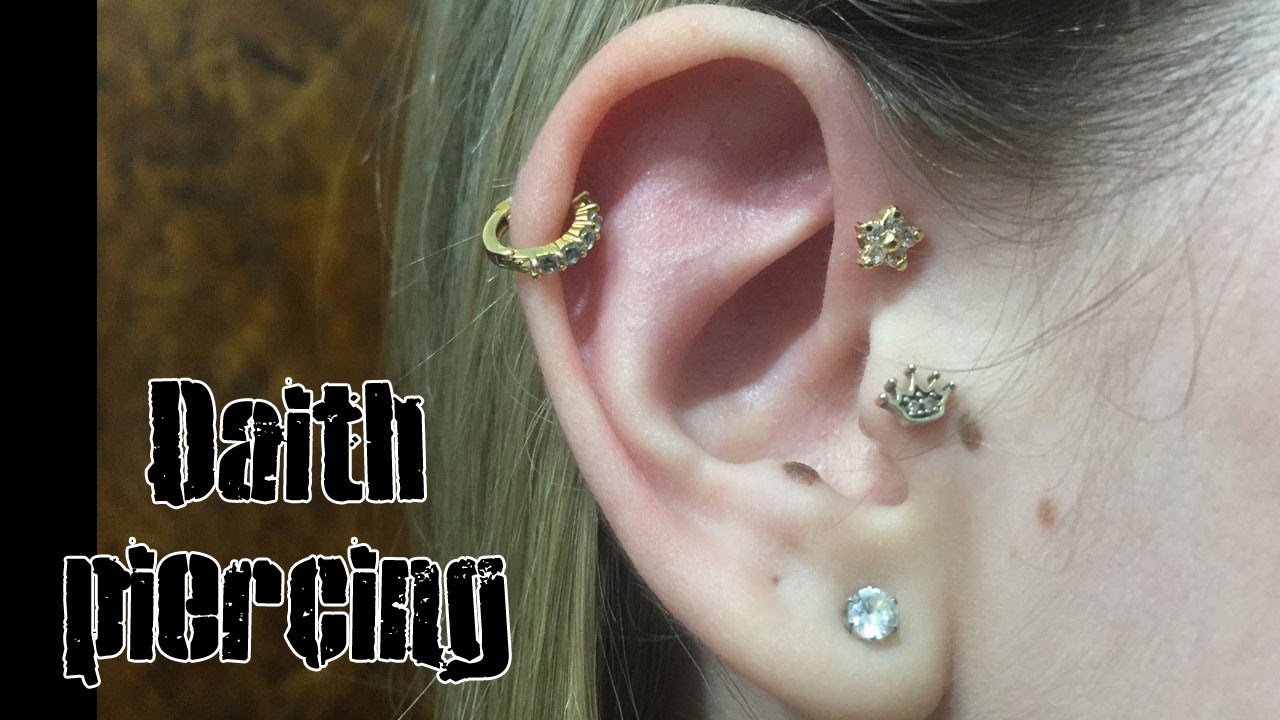 Piercing na orelha - Daith Piercing