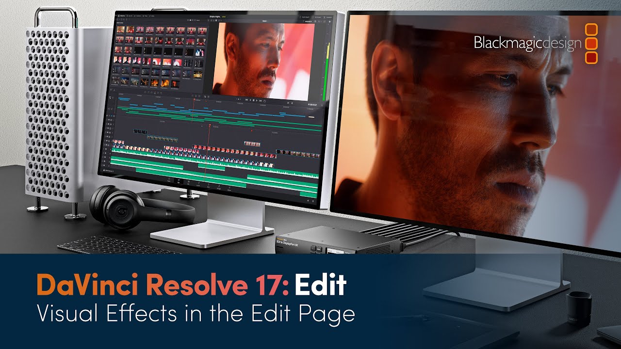 Обучающие материалы о монтаже в DaVinci Resolve 17 VFX на странице монтажа