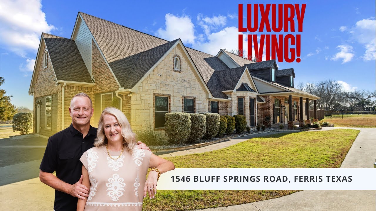 Private lake estate on 7+ Acres | Luxury Home Tour in Ferris Texas 