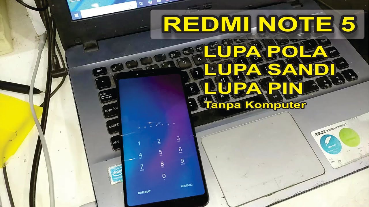 Reset redmi note 5 Lupa sandi tanpa komputer 