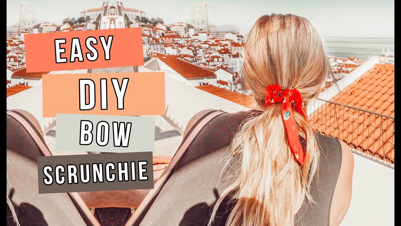 Make Your Own Bow Scrunchies! | DIY Anthropologie Hair Accessories