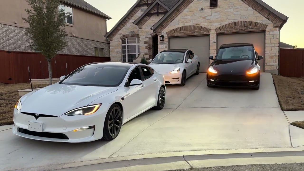 Tesla light show - Auld Lang Syne(model S3Y)