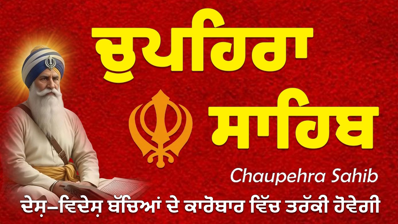 Chaupehra Sahib Full Path | ਚੌਪਹਿਰਾ ਸਾਹਿਬ ਪਾਠ | Nitnem Gurbani - Full Path With Punjabi Lyrics 2026