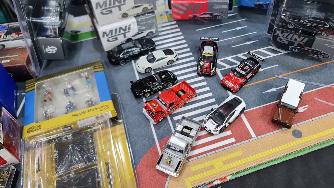 Ver2 MiniGT Drop Ep52 NEW RX7,Huracán Sterrato,i7,SuperGT Z GT500 NISMO GT3,CLOD BUSTER Kaido House