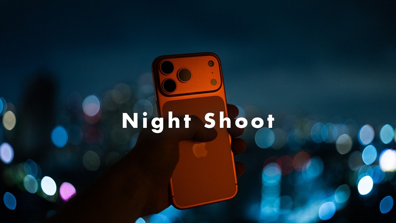 Сложная ночная фотография на iPhone 17 Pro Max