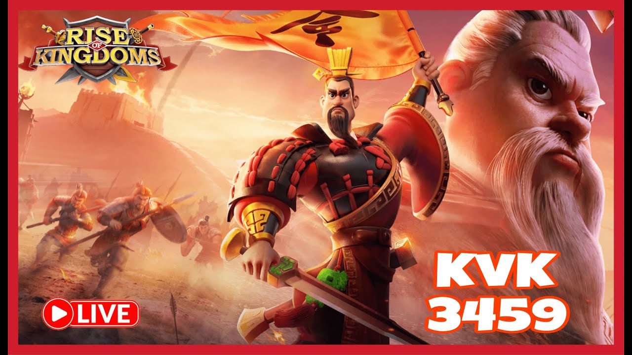 🔴 Live On ! I Sunt Zu Prime I KVK Começou  I Tecnologia de Cristal #3459 I Rise Of Kingdoms