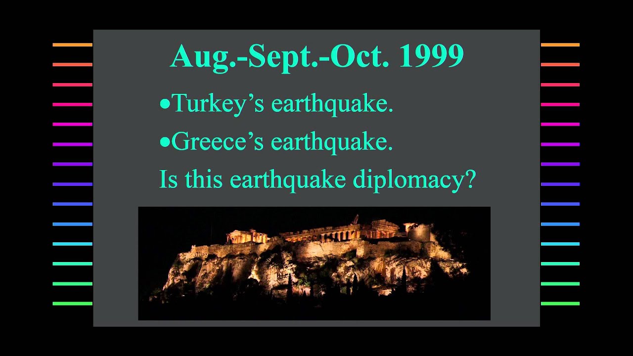 Disaster diplomacy: does catastrophe end conflict? (Ilan Kelman - Oct 15 2015)