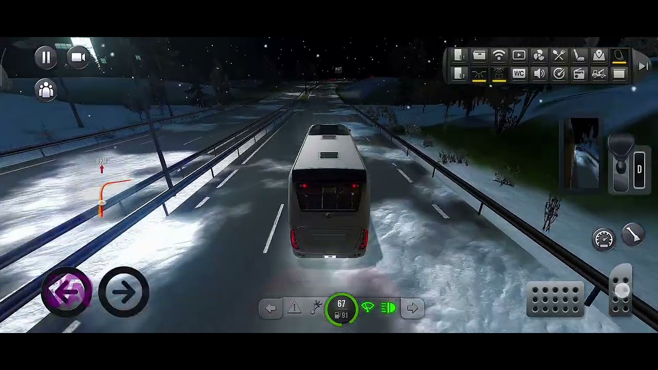 Bus Simulator | Las Pinas to Bacoor Snowy ASMR Drive