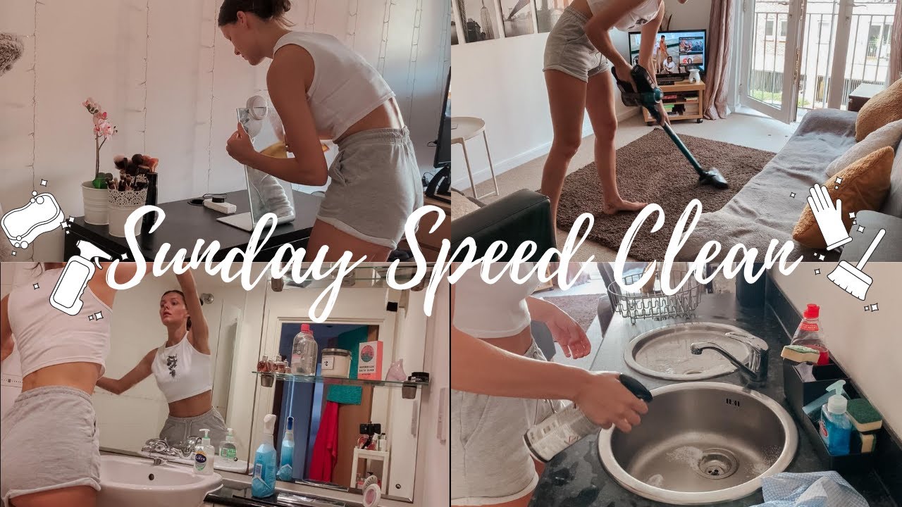 MY SUNDAY SPEED CLEAN | APARTMENT DEEP CLEAN | ELOISE BASON