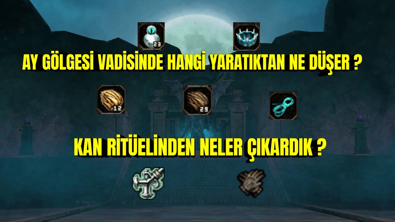 METİN2 TR | AY GÖLGESİ VADİSİNDE NELER DÜŞER ? / DROPS FROM VALLEY OF THE MOON SHADOW ?