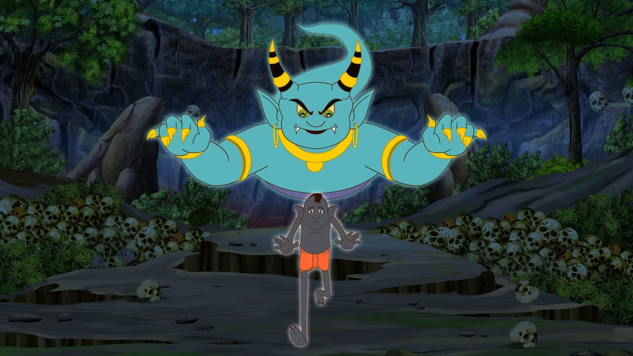 लूल्लू और गूंगा जिन || Lullu Ki Kahani || Funny Hindi Comedy Story || New Animated Kahani 2025