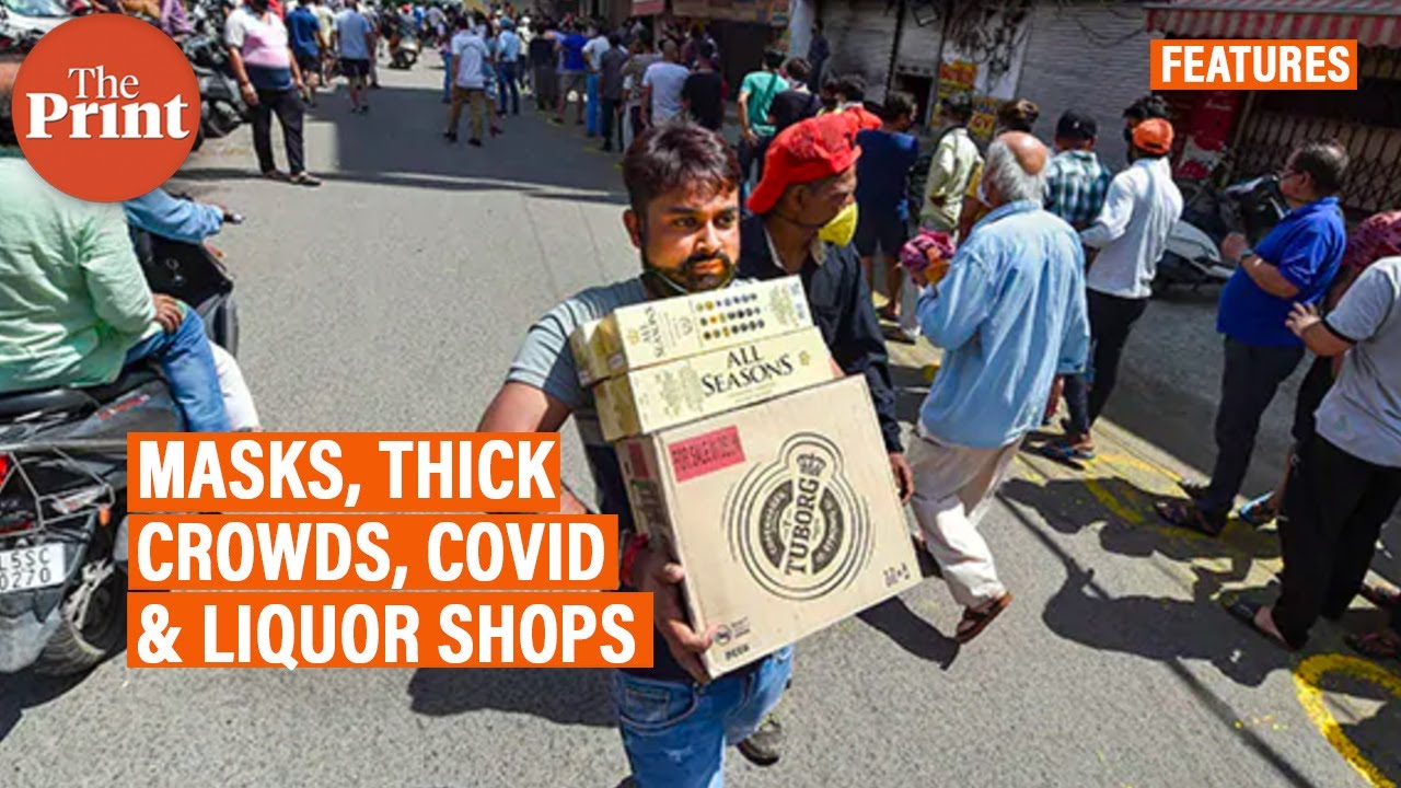 Thick crowds, long queues across India as liquor shops open after 5 weeks of COVID lockdown