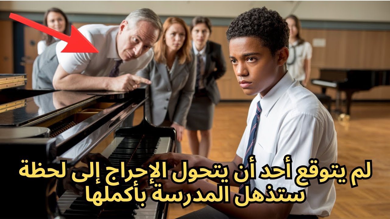 المدير طلب من الصبي الأسود العزف على البيانو كمزحة—وما حدث بعد ذلك صدم المدرسة بأكملها